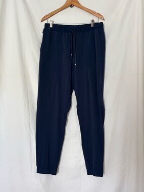 Fabletics Joggers Women’s Large Blue Sweat Wicking Athletic Pants
